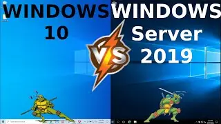 Windows 10 vs Windows Server 2019: RAM + CPU Usage