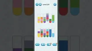 water sort puzzle game level 119