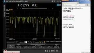 WIFI Battery voltage Web Monitor - ESP8266 - Internal ADC