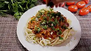 Minced meat gravy