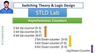 Aynchronous counters || Up Counters || Down Counters || Up/Down Counters