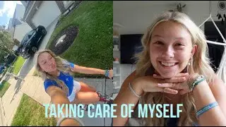 Taking Care of Myself | Robe Curls, Nails, Packages, and Bike Rides