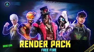 FREE FIRE RENDER PACK | MEGA GFX PACK OF FREE FIRE | BAKARDI GFX 💯