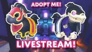 🐴NOBLE STEED OR UNDEAD HORSE? WHICH WILL WE PICK?!💀Adopt Me Halloween Livestream! WEEK 4!