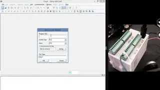 how to communicate plc to pc and how to download/upload the program