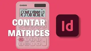 Cómo contar el número de matrices en Indesign | Curso profesional Indesign