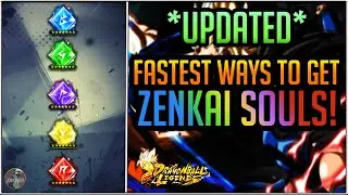 *UPDATED* WAYS (FASTEST) TO GET ZENKAI SOULS! | DragonBall Legends | Tutorial