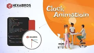 Clock animation || Animation in CSS ||HTML CSS - 2024