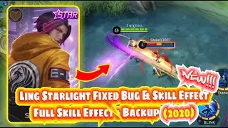 UPDATE!!! SCRIPT SKIN STARLIGHT LING STREET PUNK FIXED BASIC ATTACK & SKILL EFFECT BUG NO PASSWORD