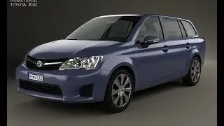 3D Model Toyota Corolla Fielder 2012 at 3DExport.com