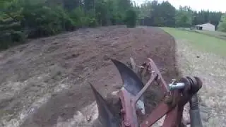 Ford 1910 Tractor Pulling an Old Ferguson 2 Bottom  Plow