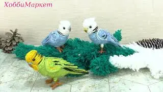 DIY COLLECTED all the leftover yarn and TURNED into PARROTS! HobbyMarket