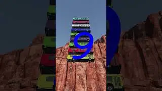 Mixed Strange Color buses Crash  