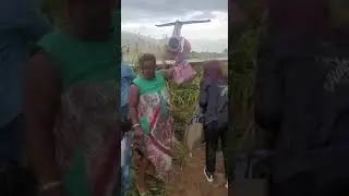 Plane Landing On a Farm In Uganda 🇺🇬
