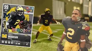 USING 99 OVR CHARLES WOODSON! WR1? Pack Opening & Gameplay