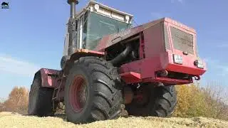 Уборка кукурузы на силос Кировец К744 и Jaguar 690 SL в работе