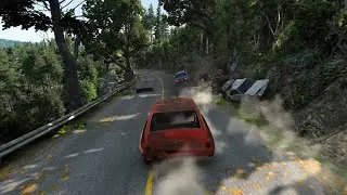 BeamNG Drive Crazy Crash #1 If I come Close, You'll Be Pushed Away