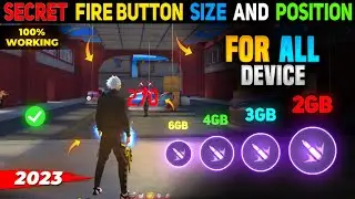 Best Fire Button Size In Free Fire | Fire Button Size And Position | 4gb 6gb Ram Free Fire Setting