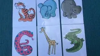 Zoo animal chant 🐊🐘🦒🐯🐍🦛