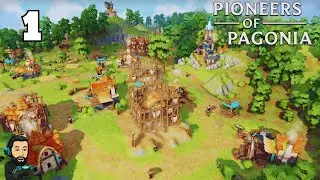 PIONEERS OF PAGONIA Gameplay (Demo) - Part 1 - Dry Rocks Map [no commentary]