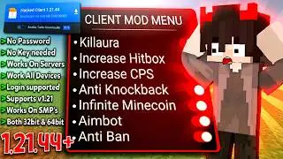 This is the New *BEST* Hacked Mod Menu Client for MCPE 1.21.44+