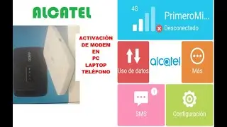 Como activar moden Alcatel de forma facil celular y laptop