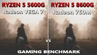 AMD Ryzen 5 5600G vs 8600G Gaming Test in 2024 | Radeon VEGA 7 vs 760M Gaming Benchmark Test |