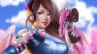 Overwatch: D-Va Accidental Quad Kill (I fucked up)