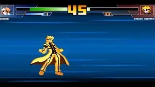 Intense Mugen Battle- Gouken vs. Naruto