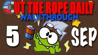 Cut The Rope Daily September 5 | #walkthrough  | #10stars | #solution