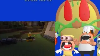 ketika player muncul di minecraft (Pizza tower meme)