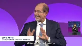 Algorand | Silvio Micali at La Banca d'Italia Hall of Payments