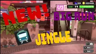 New train jingle in Inkopolis, during the BIG RUN!