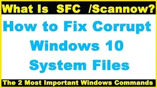 How  to Repair Windows System Files  #RepairWindows