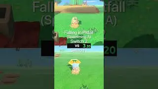 Switch 2 vs Switch falling in a pitfall 