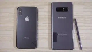 iPhone X vs Galaxy Note 8 - Speed Test! Which one is BEAST?! (4K)