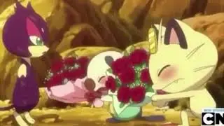 Meowth gets a mouth full of cock and dies