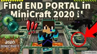 How to Find END PORTAL in MiniCraft 2020!! (With EYES OF ENDER)! | (EPIC!)| (Seed in Description).
