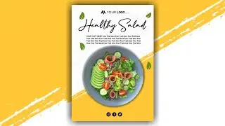 Food poster in PixelLab | Free plp file | PixelLab tutorials | In Android | Graphic design