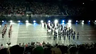 Оркестр суворовцев. Спасская башня 2011