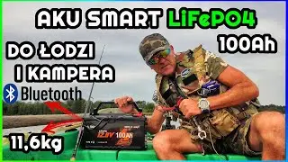 Akumulator LifePO4 SMART LiTime H190 100Ah I Do Silnika Zaburtowego | Przyczepa I Kamper oraz Biwak