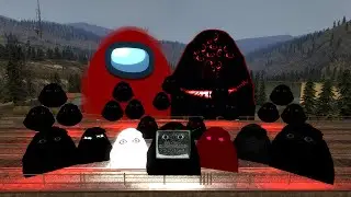 GIANT SUS AND BLOD ANGRY MUNCI is After Me in GMod - Can I Escape the Madness?