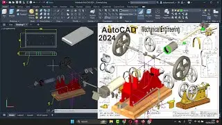 AutoCAD 2024 | 3d and 2d Mechanical Drawing Series Part 15