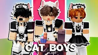 Cute Roblox Cat-Boy Maid Outfits