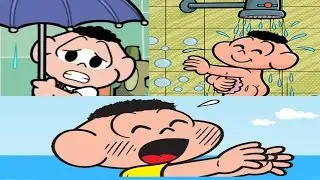 turma da monica completo portugues desenhos cascão toma banho com desenho cascao não sabe nadar 