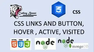 CSS CLASS 18 CSS LINKS AND CSS BUTTON , HOVER, ACTIVE, VISITED.