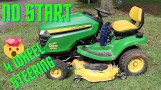 4-wheel Steering John Deere X324 Won't Start - Huh?