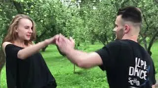 Парные танцы: хастл от преподавателей AlphaDance - студии танцев на Таганке