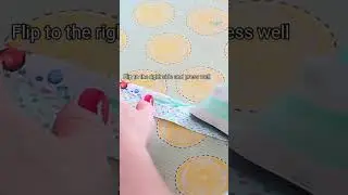 How to make #fabric with selvage and hemming tape #sewing #sewingtutorial #sew