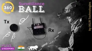 👁️‍🗨️ Tactical 360° Throwable Ball Camera for military operation |🪖Defence Projects